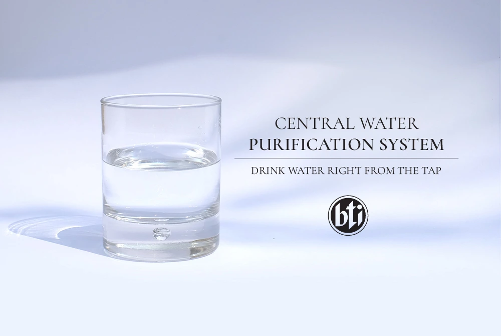 Central Water Purification System: Drink Water Right from the Tap
